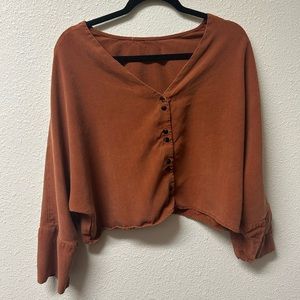 VETTA Dolman Top in Terracotta Size Small